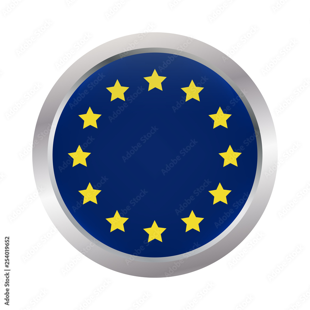 Flag of Europe flag of European Union . Brush painted Flag of Europe Hand drawn style illustration with a grunge effect and watercolor. Flag of Europe with grunge texture. Vector illustration. Flag of Europe flag of European Union . Brush painted Flag of Europe Hand drawn style illustration with a grunge effect and watercolor. Flag of Europe with grunge texture. Vector illustration.