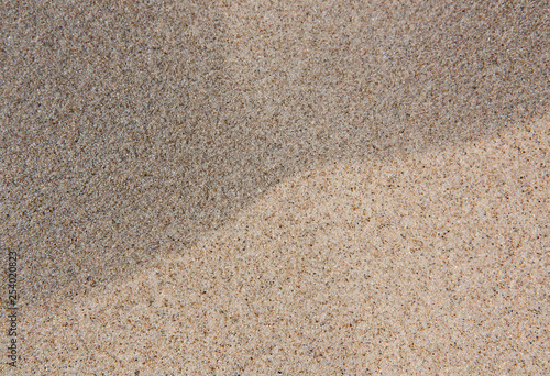 the texture of the sand shot close-up