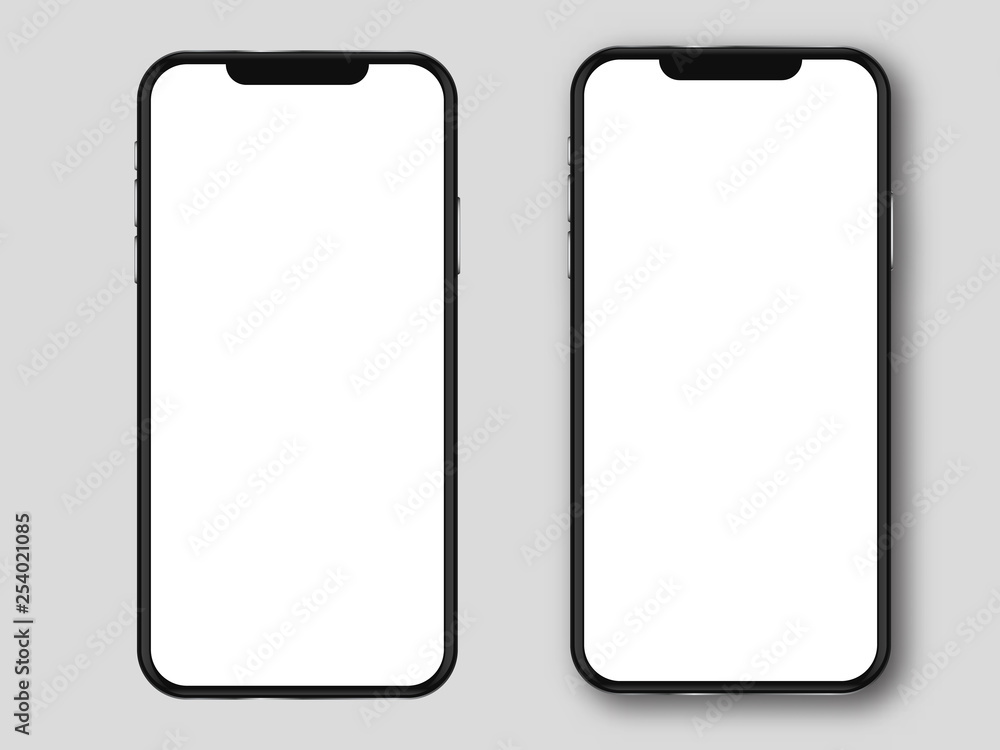 Moden mobile phone mockup Moden mobile phone mockup