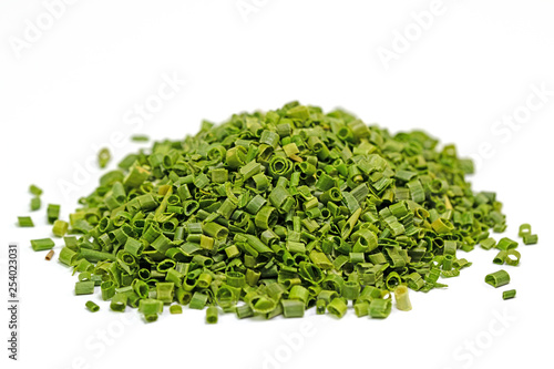 Schnittlauch, Allium schoenoprasum, gefriergetrocknet