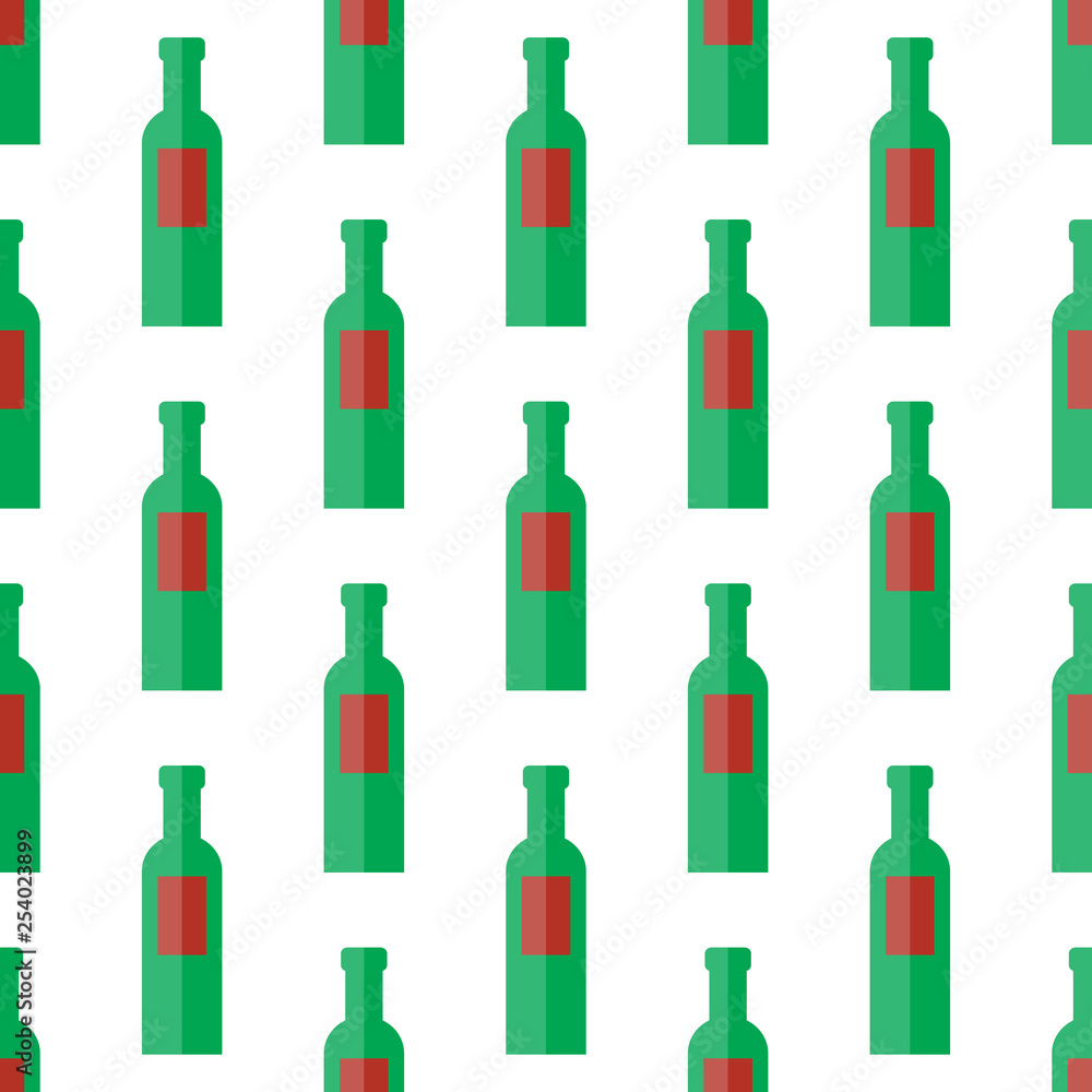 Bottle seamless pattern, pattern with wine bottles. Vector illustration background bottle. Bottle seamless pattern, pattern with wine bottles. Vector illustration background bottle.