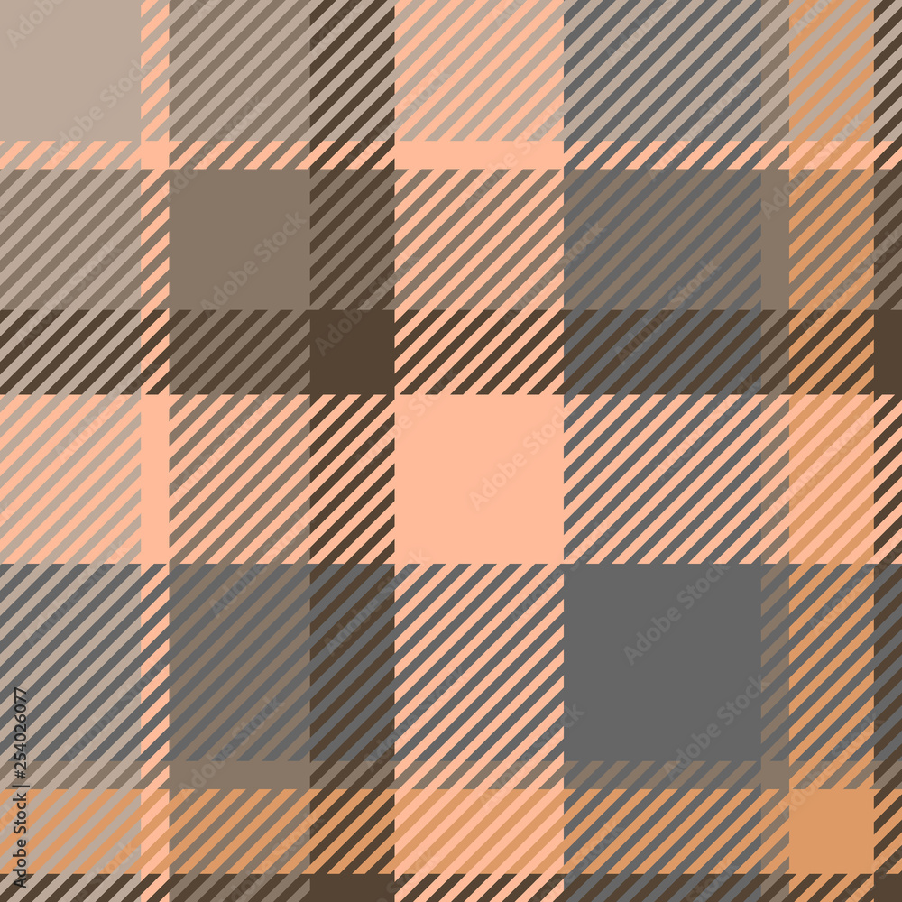 Plaid or tartan vector is background or texture in many color Plaid or tartan vector is background or texture in many color