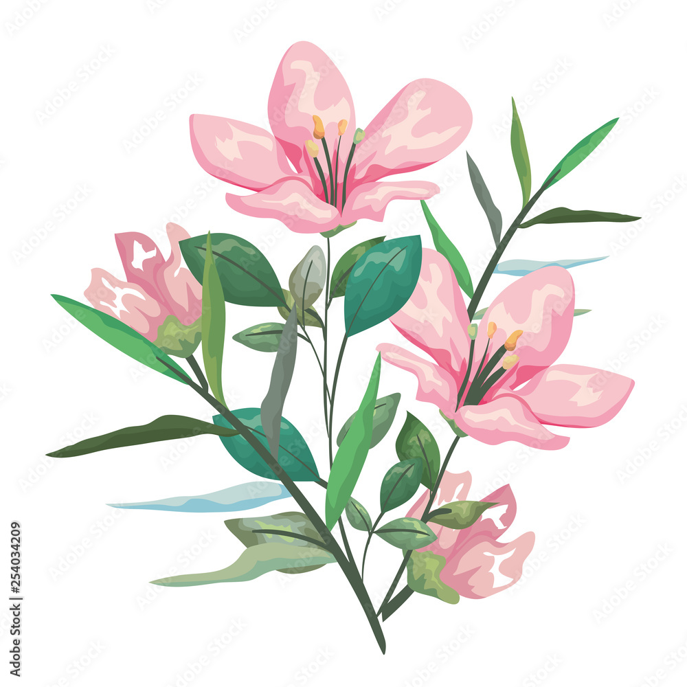 beautiful flowers decorative icon beautiful flowers decorative icon