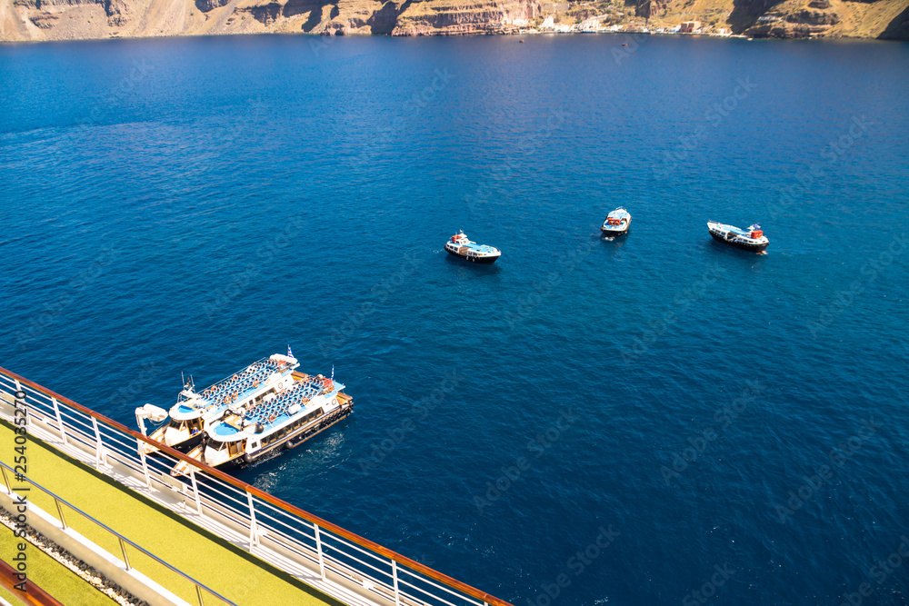 boats in the harbor