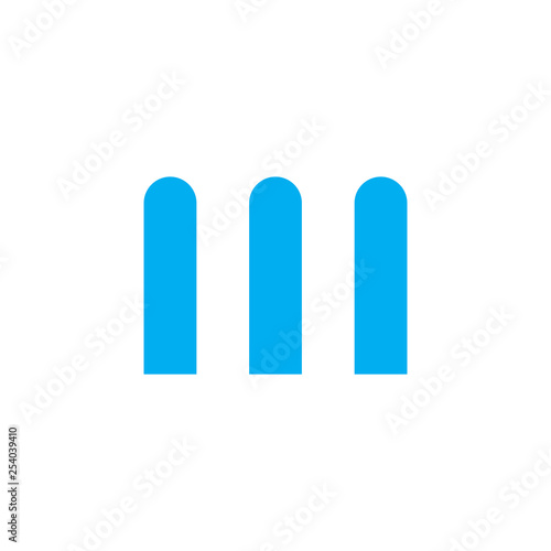 M logo letter design
