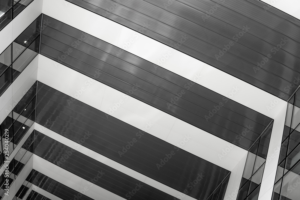 Obraz premium Low angle view of office building part