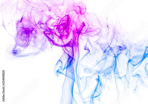Fototapeta Naklejka Na Ścianę i Meble -  Colored smoke on white background