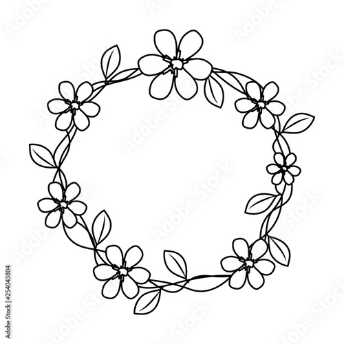cute flowers wreath crown