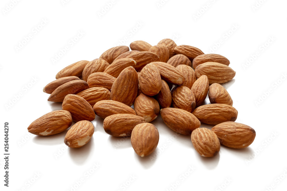Almonds on the table Almonds on the table