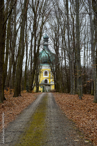 Lomec, Old church South Bohemia photo