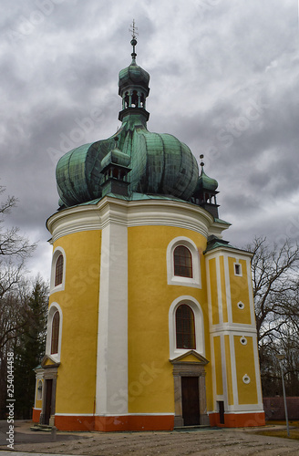 Lomec, Old church South Bohemia photo