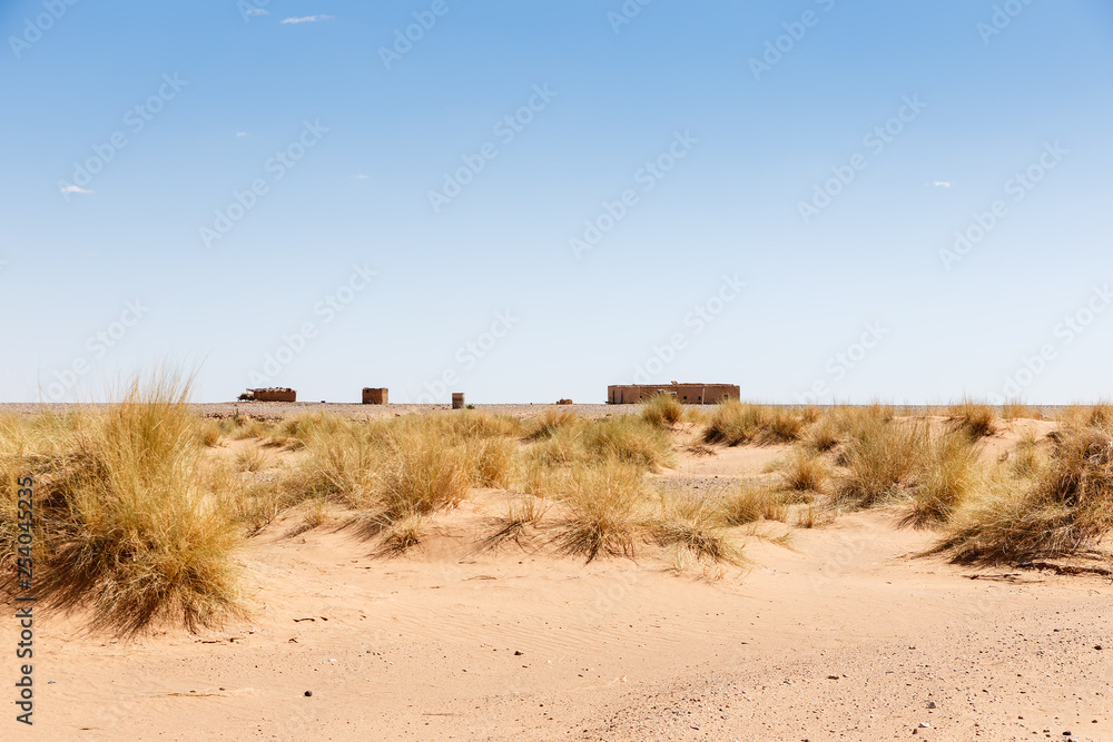 Berber house in the Sahara desert Morocco