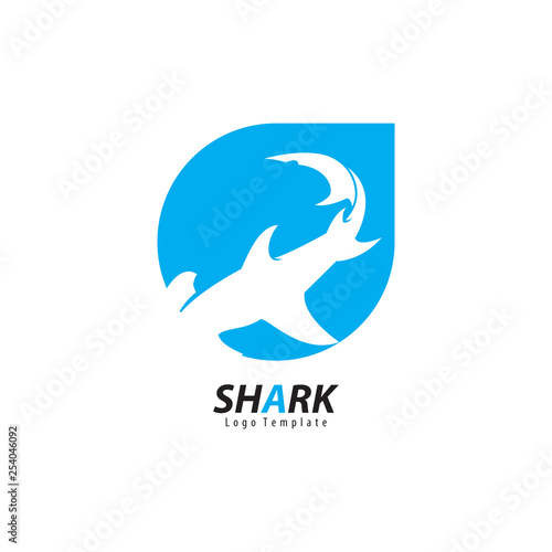 vector shark icons