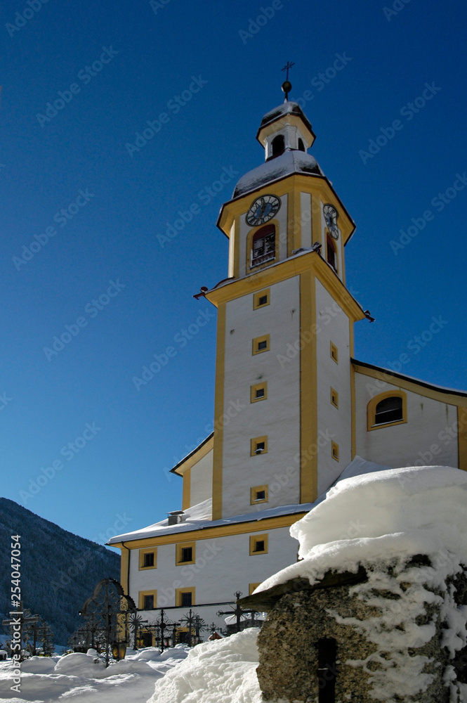 Obraz premium winter im stubaital