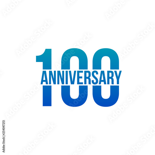 100 years anniversary desig...