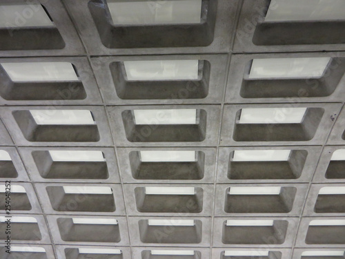 Abstact view of Metro stop