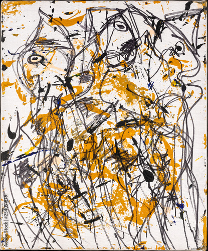Εκτύπωση καμβά Abstract Figurative Art