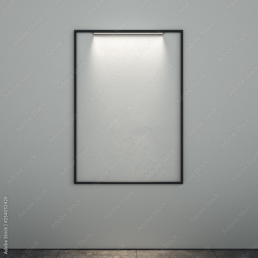 Empty illuminated banner Empty illuminated banner
