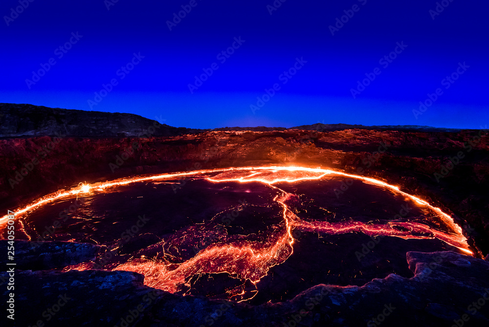 Erta Ale lava lake 