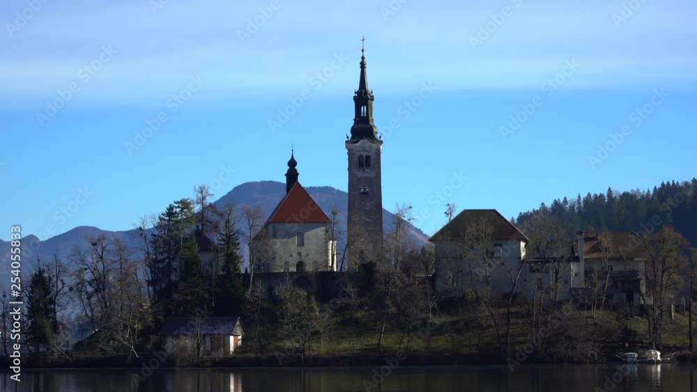 Church Assumption of Maria on Bled Island, Slovenia Church Assumption of Maria on Bled Island, Slovenia