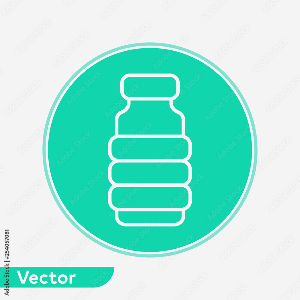 Water bottle vector icon sign symbol Water bottle vector icon sign symbol