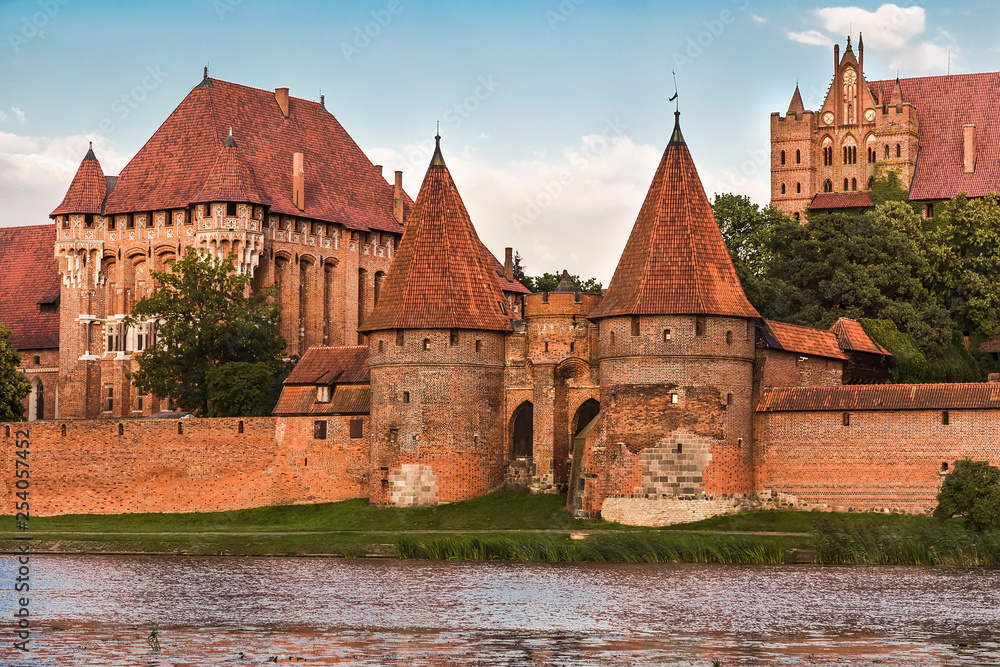 Malbork Poland - Fragment of Marienburg Castle