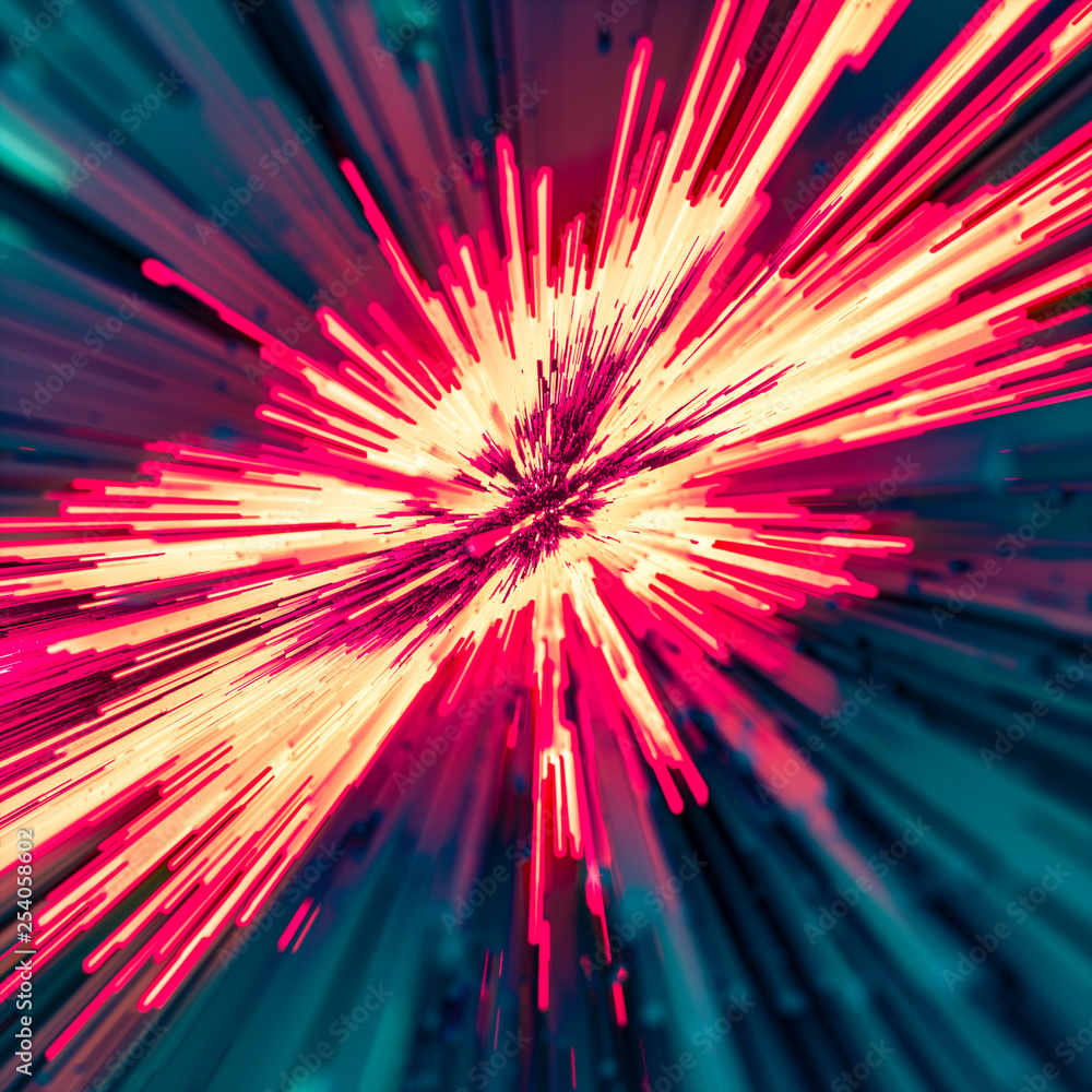 Fiery explosion or blast concept Fiery explosion or blast concept