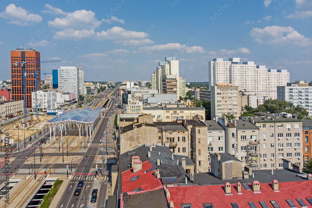 Fototapeta premium The city of Lodz, Poland