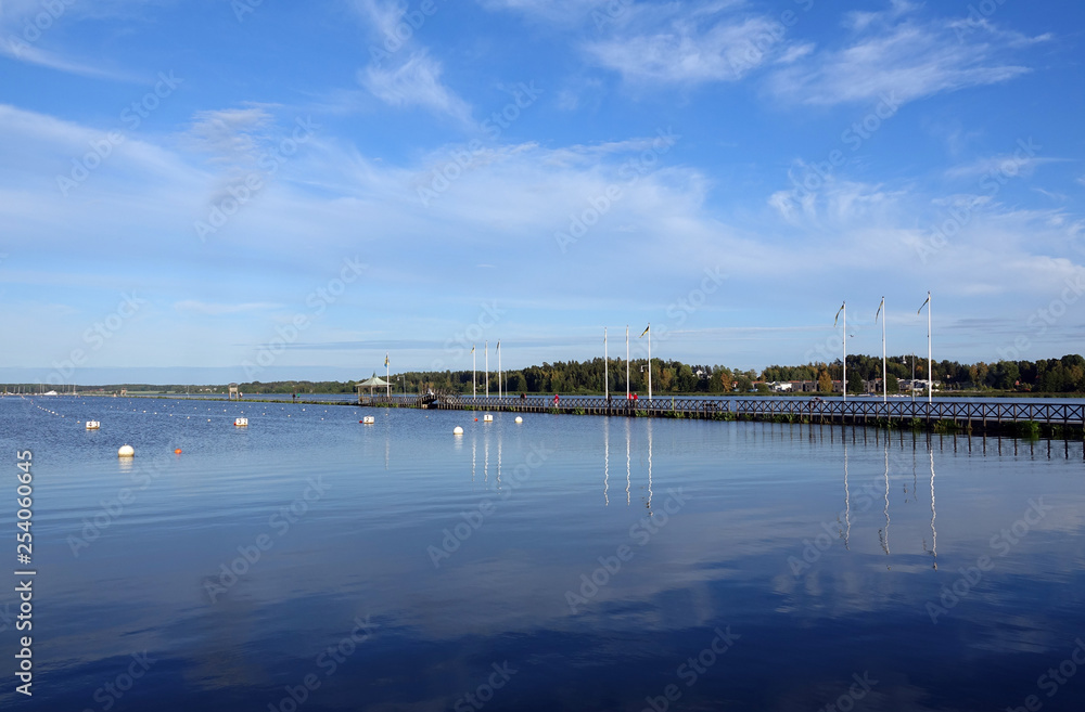 Seebrücke bei Nyköping, Schweden Seebrücke bei Nyköping, Schweden