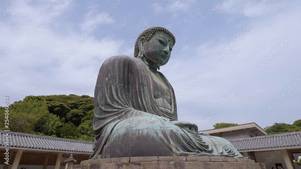 Most famous landmark in Kamakura - The Great Buddha Daibutsu Most famous landmark in Kamakura - The Great Buddha Daibutsu