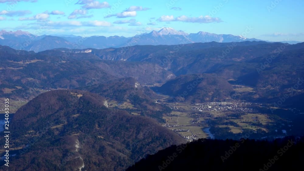 Lake Bohinj and Triglav peak filming from Vogel Lake Bohinj and Triglav peak filming from Vogel