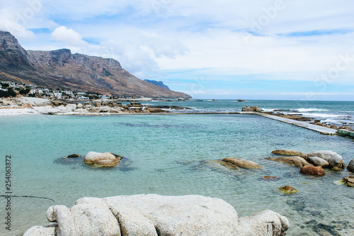 Tide Pool at Camps Bay in Cape Town, South Africa