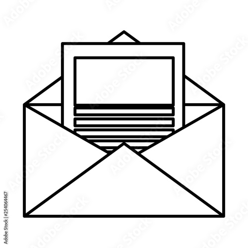 envelope mail isolated icon