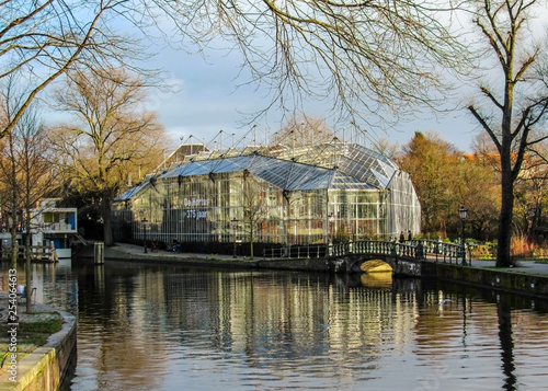 Photography Hortus Botanicus, botanical garden in Amsterdam, Holland, Netherlands