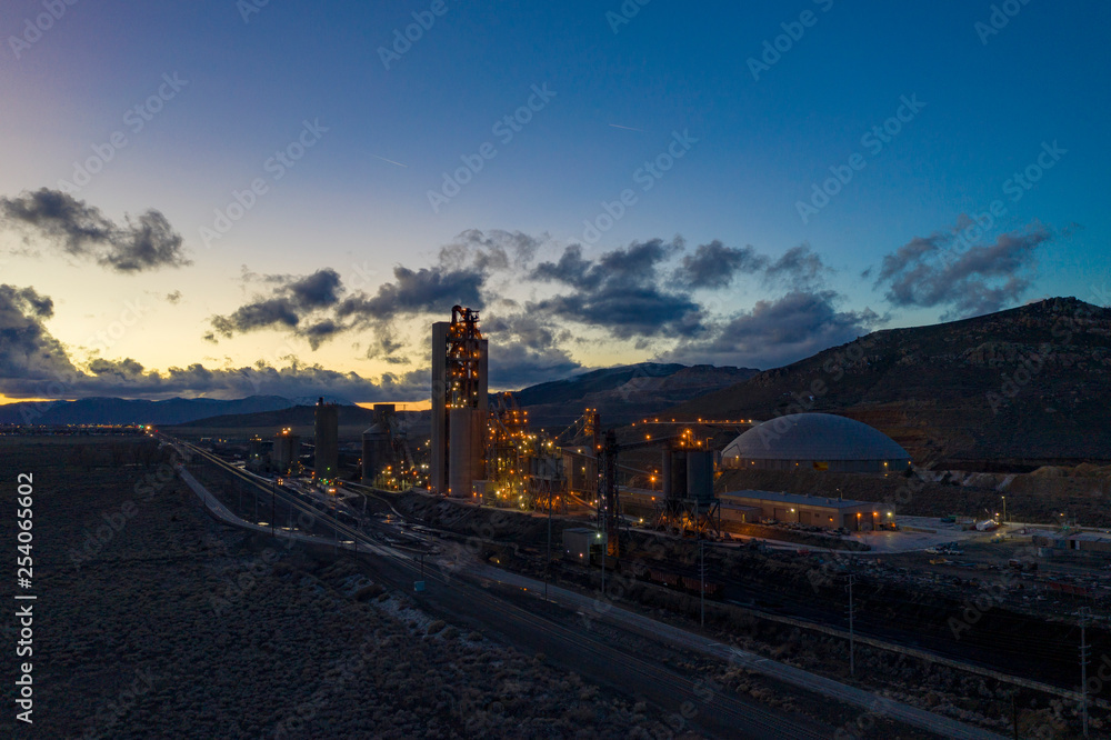 Lehigh Monolith cement processing plant