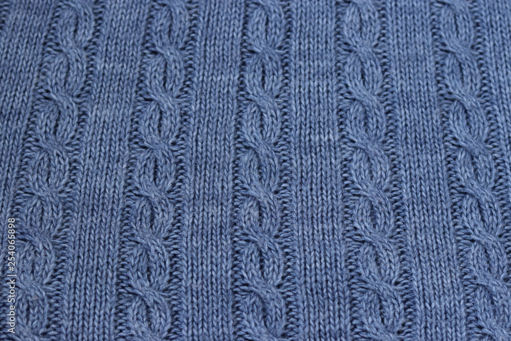Fototapeta premium Sweater made of heathered yarn textured background