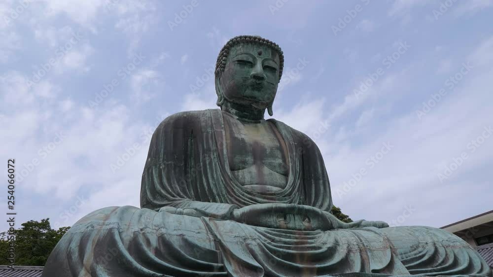 Most famous landmark in Kamakura - The Great Buddha Daibutsu Most famous landmark in Kamakura - The Great Buddha Daibutsu