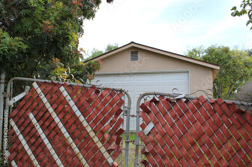 Fence and Garage