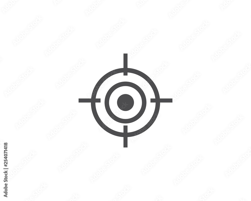 Target icon vector Target icon vector