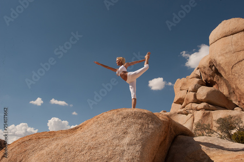 Desert Yoga Woman