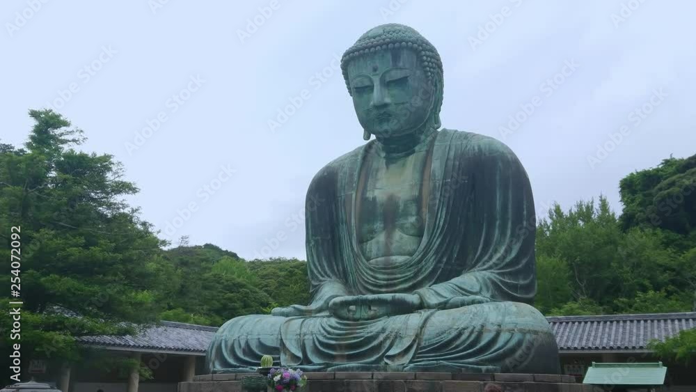 Famous Great Buddha in Kamakura Daibutsu Temple Famous Great Buddha in Kamakura Daibutsu Temple