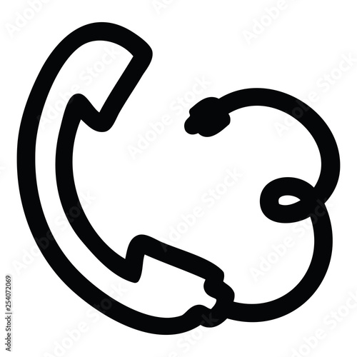 telephone handset icon