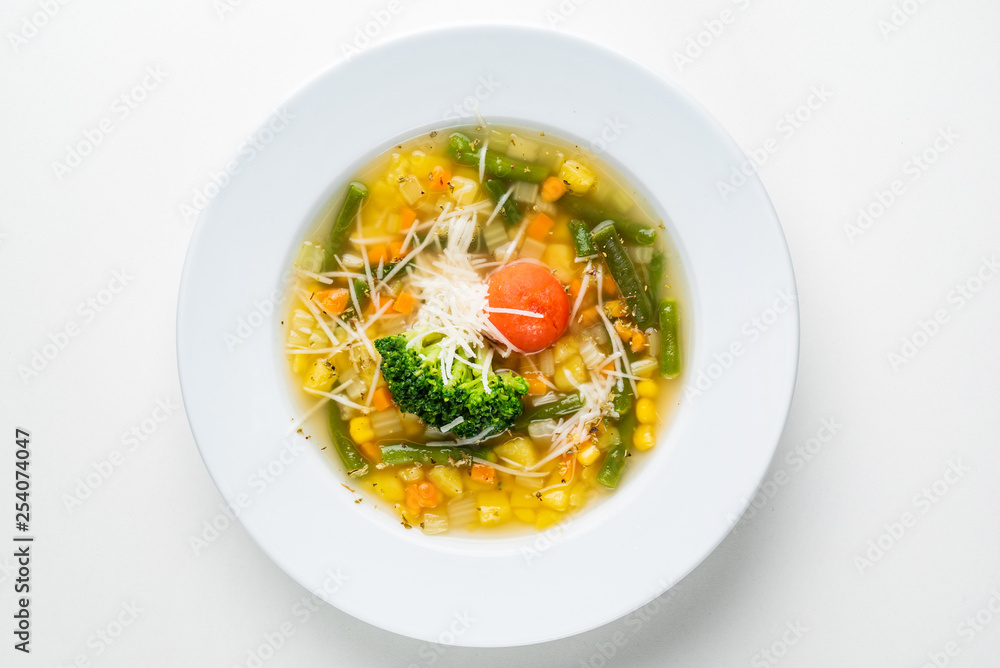 corn soup with vegetables and cheese corn soup with vegetables and cheese