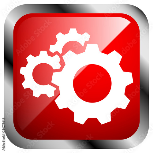 Gear, cogwheel icon. Repair, maintance, mechanics concept icon