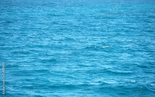 natural background of blue sea water surface