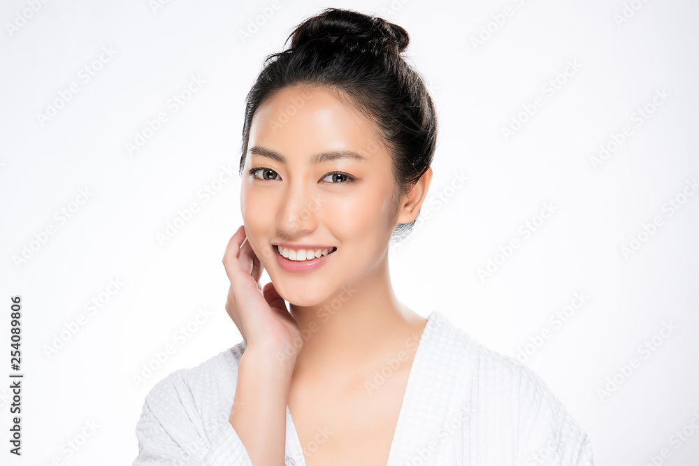 Beautiful Young asian Woman with Clean Fresh Skin Beautiful Young asian Woman with Clean Fresh Skin