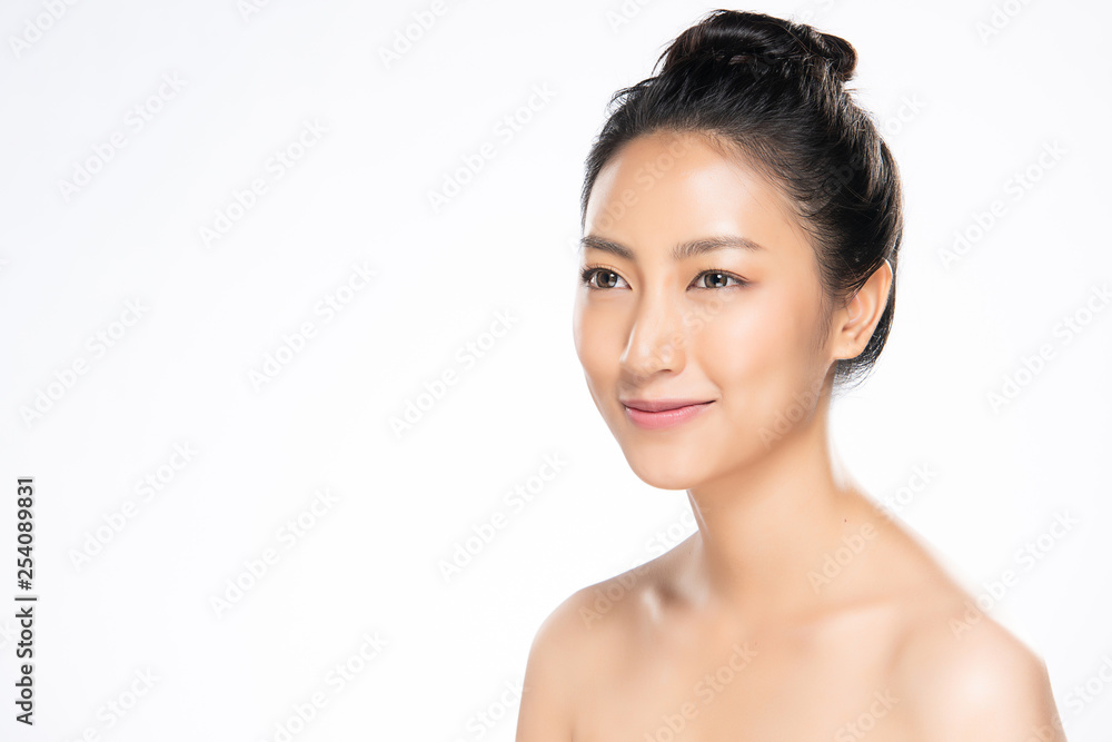 Beautiful Young asian Woman with Clean Fresh Skin Beautiful Young asian Woman with Clean Fresh Skin
