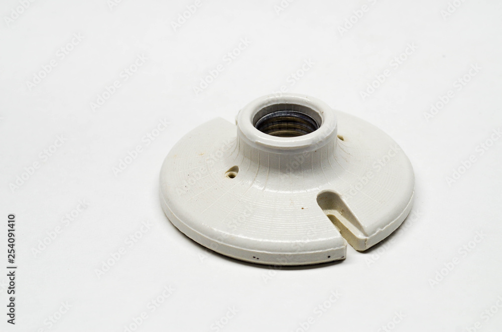 Hardwired porcelain medium base lamp holder Hardwired porcelain medium base lamp holder
