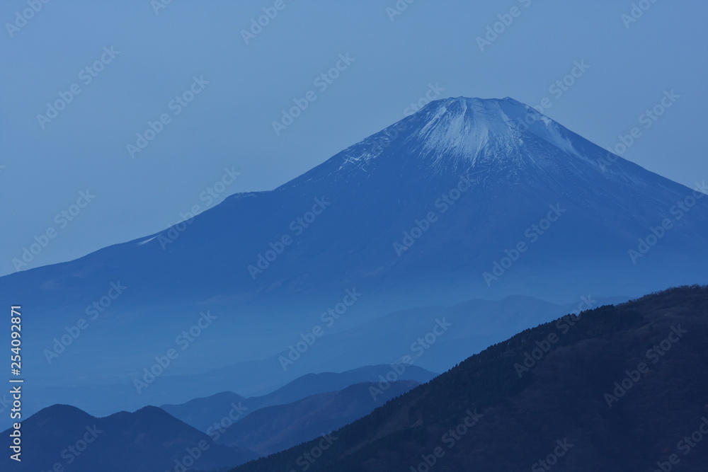 大山 富士山 大山 富士山