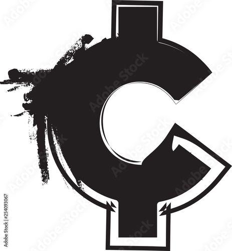 Abstract cent Symbol